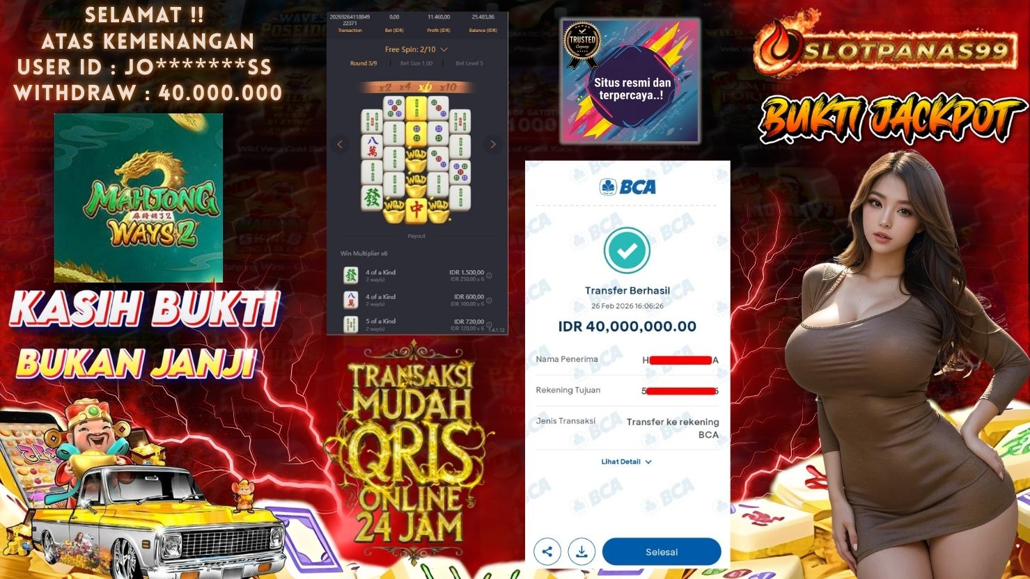 SLOTPANAS99 JACKPOT SLOT MAHJONG WAYS 2